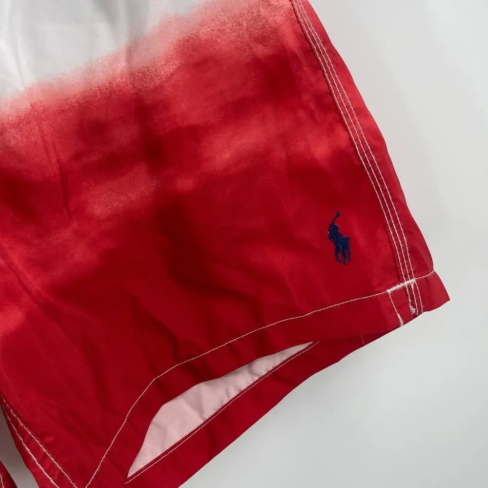 POLO RALPH LAUREN Swim Trunks SZ Small Men's Traveler Shorts Board Tie Dye NWT